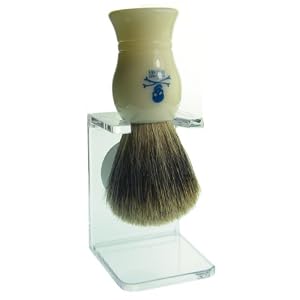The Bluebeards Revenge Badger Shaving Brush Cream & Drip Stand Set - Image 3