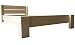 Produktbild Bett Holz massiv mit Kopfteil Designbett Holzbett 90 100 120 140 160 180 200 x 200cm hergestellt in BRD Massivholzbett (120 cm x 200cm)