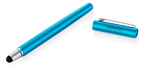Wacom CS-160B Bamboo Stylus Solo 3. Generation, Touchscreen-Eingabestift für iPad, iPhone, Android Tablets, Smartphones, mit austauschbarer Pen Carbonspitze, blau
