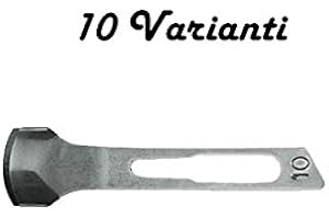 GLAMSHOP 10 LAME SGORBIE MONOUSO STERILI VARIE MISURE PER ESTETICA E PODOLOGIA SGORBIA (n°10 CONFEZ. 10PZ)