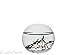 Produktbild EcoSphere Kleine Kugel-10cm White Line Dekoratives Ökosystem, Glas/weiß, 10 x 10 x 9 cm