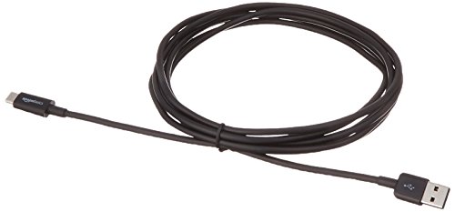 AmazonBasics USB Type C to USB A 2.0 Male Cable – 9 feet (2.7 Meters) – Farbe Schwarz - 4