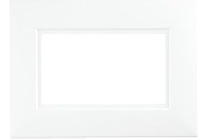 Dencon 2 Gang White Finger Plates for Light Switches & Double Sockets - Pack of 2