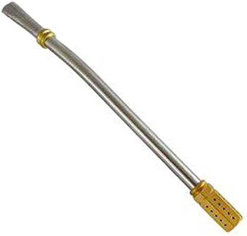 Dodlo – Medium Length Mate Straw Bombilla Quito Gold For Mate Tea, Yerba Mate, and other Beverages | Stainless Steel | Stainless Steel | 17 cm long