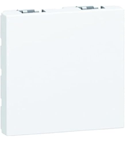 Legrand 070725 Adattatore Impermeabile Plexo Per Funzione Mosaico - 2 Moduli, Bianco, Antimicrobico, IP55 - 3