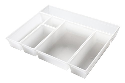 Rotho 1788000096 Schubladen Ordnungssystem aus Kunststoff, transparenter Schubladenorganizer, flexibel und modular einsetzbar, hergestellt in der Schweiz, Mass 15 x 8 cm - 4
