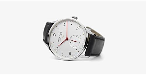 NOMOS GLASHUETTE WOMEN'S MINIMATIK 35.5MM LEATHER BAND AUTOMATIC WATCH 1203