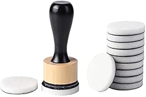 CYFUN DESIGN Mini ricariche rotonde in schiuma per scrapbooking,controllo della posizione dell'inchiostro,per strumenti di miscelazione di inchiostro,per miscelazione di inchiostro con cuscinetti di ricambio
