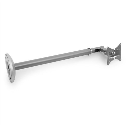 Auna LCD-504 LCD Wandhalterung kippbare/schwenkbare bis Deckenhalterung Halterungsarm ( bis 30 kg, höhenverstellbar 50-85cm) silber - 4