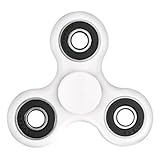 Lalang Spinner Fidget Jouet Tri Fidget Hand Spinner Pour Adultes Enfant (Blanc)