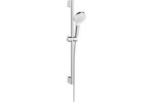hansgrohe Crometta Vario set de ducha, 2 tipos de ducha, 0,65m, blanco/cromo, 26532400