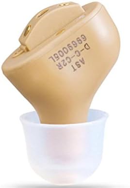 Hearing aid AMPLIFIERS-Invisible In The Ear Digital 2 Channels 4 Bands USB Rechargeable CIC MINI Sound Amplifier, Left ear