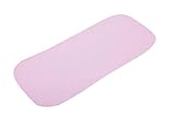 Vizaro - Das SPANNBETTTUCH für die Bettmatratze des BABYWAGENS - 100% Baumwolle - Hergestellt in der EU mit kontrolle gegen schädlichen substanzen - SICHERES PRODUKT: das baby kann ohne risiko daran lutschen - Rosa Und Weiß