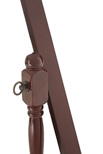 Premier Housewares Holz-Standspiegel, Mahagoni - 5