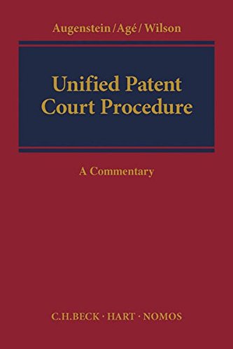Preisvergleich Produktbild Unified Patent Court Procedure: Commentary