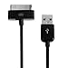 Produktbild jbTec® USB Datenkabel / Ladekabel - Schwarz - zu Apple iPhone 2G, 3G, 3GS, 4, 4S, iPad, iPad 2, iPad 3 / New iPad und alle iPod - Sync-PC-Kabel