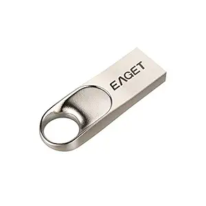 Homgee U2 USB Flash Drive 32GB Metal U Disk USB2.0 Portable High Speed Waterproof Shockproof U Disk Large Capacity for PC Laptop