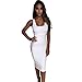 Produktbild Damen Velvet Kleid, Malloom Sexy Frauen Slim Sleeveless Bodycon Party Cocktail Club Mitte Kleid Samtkleid Cord Riemen Kurze rocktasche Gerade Weste Rock