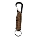 Produktbild DierCosy Paracord Schlüsselanhänger Tactical Geflochtene Schlüsselband mit Karabinerhaken für Outdoor-Aktivitäten Military Key Rin Brown