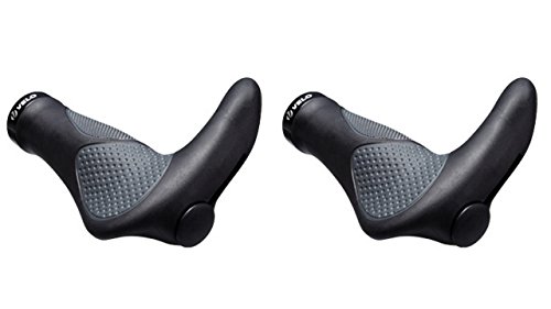 ONOGAL Puños Velo Rim Lock Triple Densidad con Apendices Cuernos para Bicicleta 3111