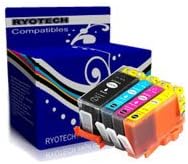 Set of 4 HP920XL Premium Compatible Ink Cartridges for the HP OfficeJet 6000, 6000SE, 6000 Wide Format, 6000 Wireless, 6500 All-In-One, 6500 Plus, 6500SE, 6500 Wide Format, 6500 Wireless, 7000A, 7000SE, 7000 Wide Format printers 53ml Black, 15ml Cyan Magenta &amp; Yellow