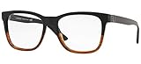 55/17/145 Versace 0VE3243 Monturas de gafas, Black/Havana, 55 para Hombre