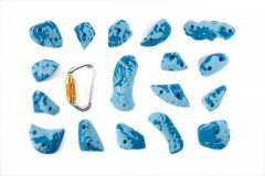 Osm'Ose - Presas de escalada Serie Microb de tamaño XS, rojo, XS