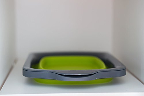 Erasky Küchensieb Schüssel Ausziehbar Faltbar Silikon Geschirr Sieb Küche Ordnung - 6