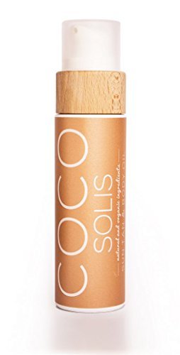 COCOSOLIS Bronceado & Aceite Corporal De Cacco | Aceite De Bronceado Orgánico | Obtenga Un Bronceado Saludable De Color Chocolate Oscuro Con Con La Ayuda De Sólo Aceites Naturales Prensados ??En Frío