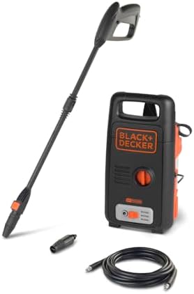 BLACK+DECKER Idropulitrice ad Alta Pressione BXPW1300E (1300 W, 100 bar, 390 l/h)