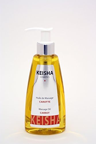Keisha Cosmetics Huile De Massage Oil - Erotic Massage Oil - Sensual Massage Oil - Sexual Massage Oil - Fore Play Massage Oil with Carrot 200ml