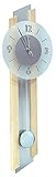 pendeluhren Made in Germany AMS Quarz-Pendeluhr, Holz, Mehrfarbig, 73 x 31 x 18 cm