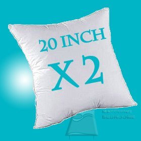 Matching Bedrooms Hohlfaserkissen, Kissen, 50,8 cm, 2er-Pack