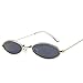 Produktbild Vovotrade Sonnenbrille, Mode Mens Womens Retro kleine ovale Sonnenbrille Metallrahmen Shades Eyewear kleinen Rahmen Brillen Sonnenschutz für Reisen fahren (E)