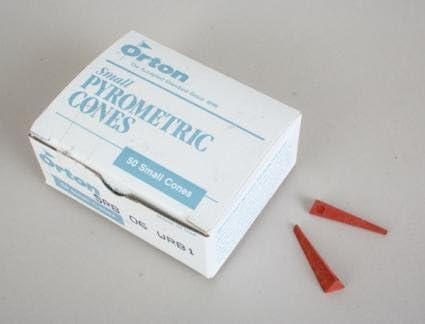 Orton small pyrometric cones for kiln sitter 06 (50)c by Orton