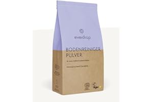 ‎EVERDROP everdrop Bodenreiniger-Pulver für langanhaltend saubere Böden, frei von Mikroplastik
