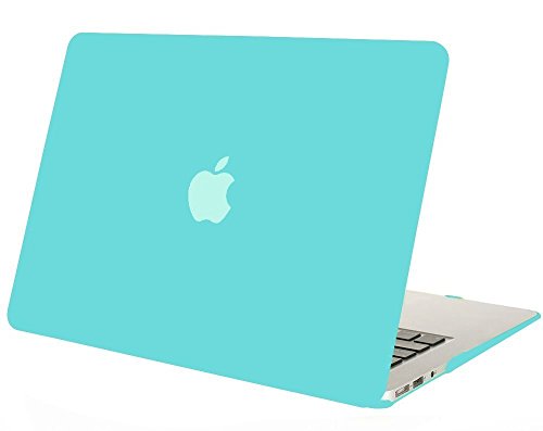 MOSISO Ultra Slim Plastik Hartschale Schutzhülle Snap Case für MacBook Air 11 Zoll (A1370 / A1465), Türkis