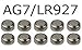 Price comparison product image 10 x 1.55V Button Coin Cell Watch Battery Batteries AG7 AG-7 LR927 LR926 GP399