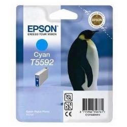 Epson T5592 Cartouche d'encre d'origine Cyan pour RX700
