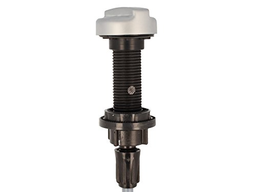 tecuro Spülenablauf Spülen-Siebkorbventil 3 1/2 Zoll – Ø 114 mm mit Seil-Drehbetätigung - 2