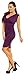 Zeta Ville - Women's - Ruched Busty Women Dress - Bodycon - Sleeveless - 525z (Purple, 16)