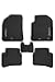 Elegant 3D Sportivo Black Car Foot Mats For Jeep Compass (Set of 5 Pcs) RS.6048.00