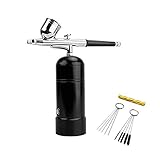 Rechargeable Mini Aerographe Compresseur Kit Silencieux Completavec Câble de Chargement USB pour for Tatouage Craft Spray Modèle Nail Ensemble Outils Peinture Patisserie Manucure Maquette