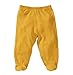 Babysoy O Soy Footie Pants, 0-3M (Sunshine)
