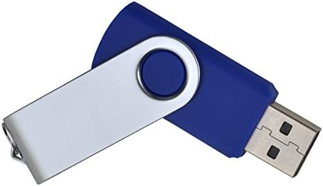 aricona 2 GB USB 2.0 Flash Drive in blue - Smart design for keychains with plug and play function