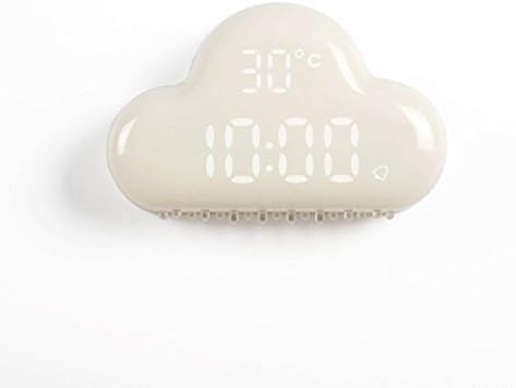 The Digital Alarm Clock ,YMAO®Creative Cloud Shape LED Digital Alarm Clock with White LED Display (white)