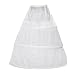 Generic 3 Hoop Bone Wedding Ball Gown Crinoline Petticoat RS.495.00