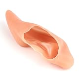 1.100% Nuevo De Alta Calidad Latex Fairy Pixie Elf Ears Cosplay Accessories Larp Halloween Party Latex Soft Pointed Prosthetic Tips Ear,Apricot