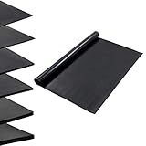 Color: Negro vidaXL Alfombrilla de Goma Antideslizante Modelo Lisa Brico Hogar Garaje Suelo Moquetas Materiales Construcción Duradera Resistente Útil 1.2x2m 2mm