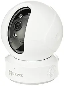 Ezviz by Hikvision| C6CN Wireless Indoor Pan Tilt Camera| 1080P Resolution| Smart Motion Tracking|Two Way Talk|Supports MicroSD Upto 256GB|Privacy Shutter.